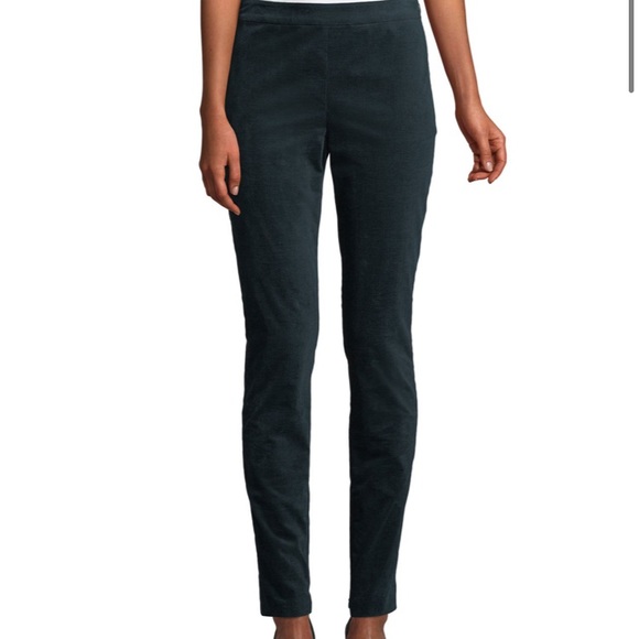 Theory High Waist Leggings Corduroy - Green Poplar - Picture 8 of 8